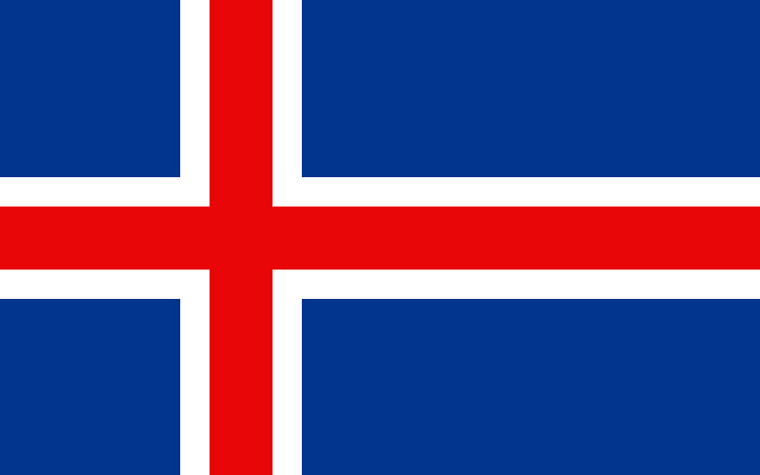 冰島國旗圖片