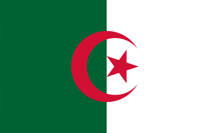 阿爾及利亞國旗圖片