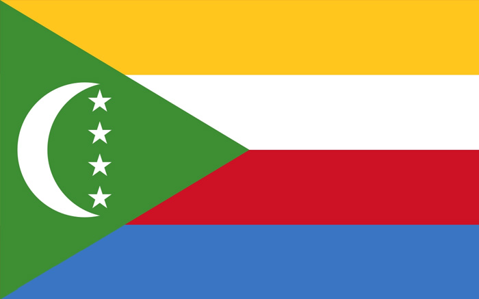 科摩羅國旗圖片