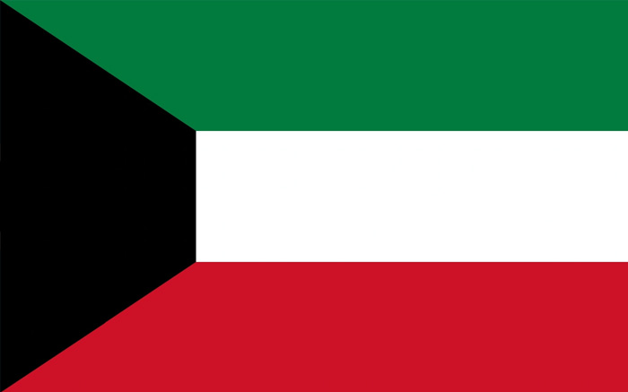 科威特國旗圖片