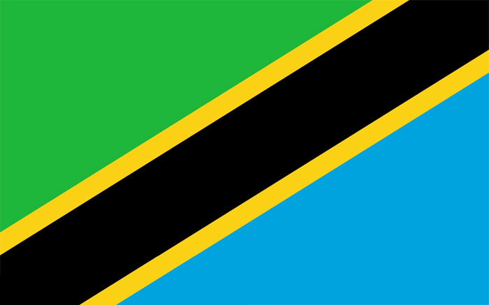 坦桑尼亞國旗圖片