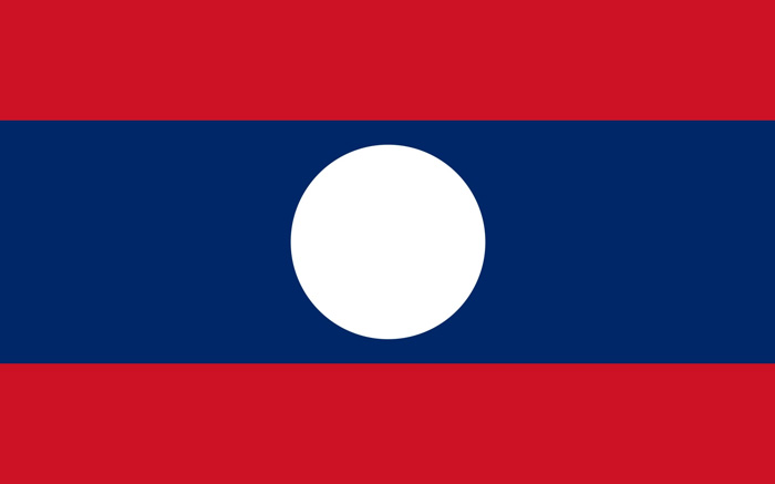老撾國旗圖片