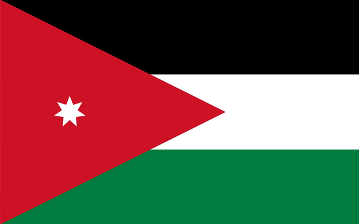 約旦國旗圖片